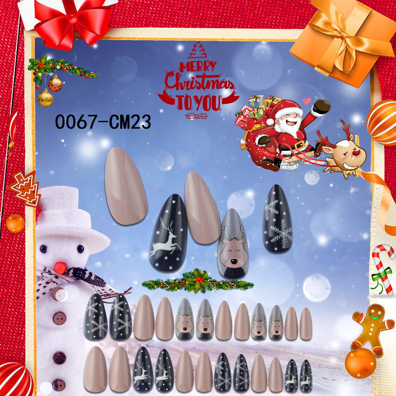 Christmas Press on Nail Tips CSNT006