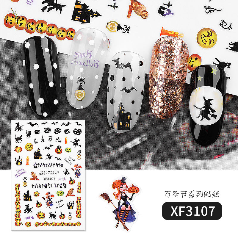 Halloween Nail Stickers YHLS020