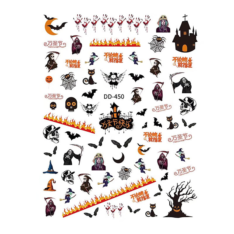 Halloween Nail Stickers YHLS016