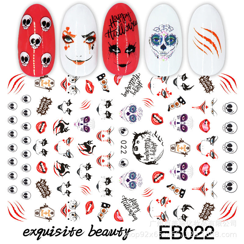 Halloween Nail Stickers YHLS008