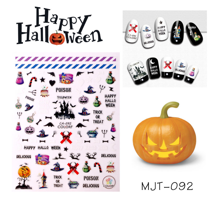 Halloween Nail Stickers YHLS003