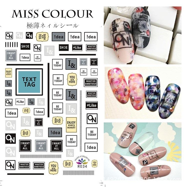 Miss Colour Nail Stickers MSS041