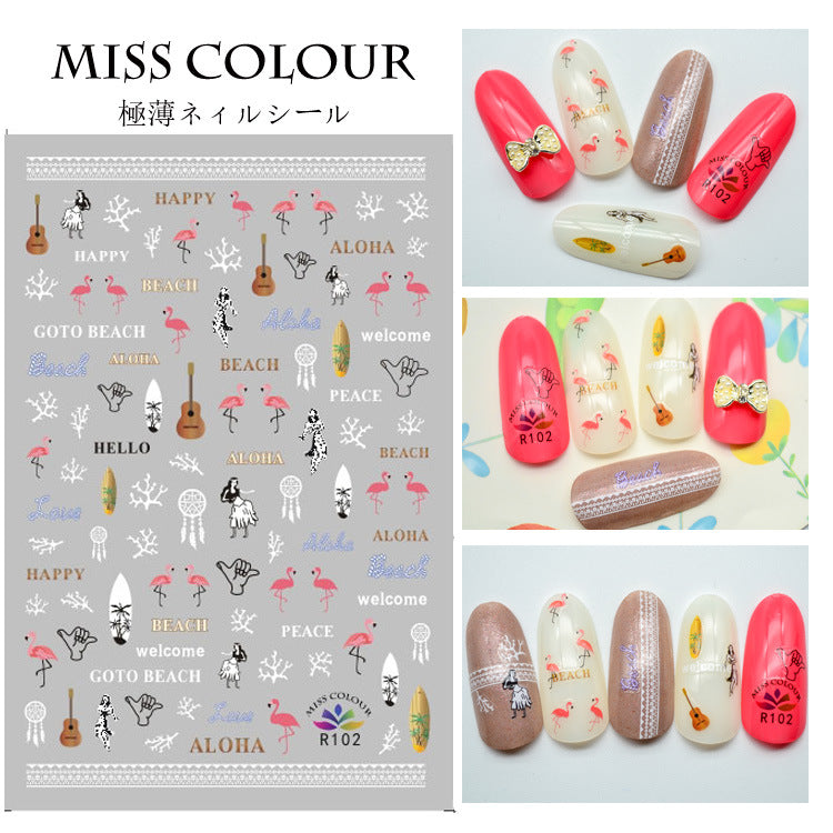 Miss Colour Nail Stickers MSS036