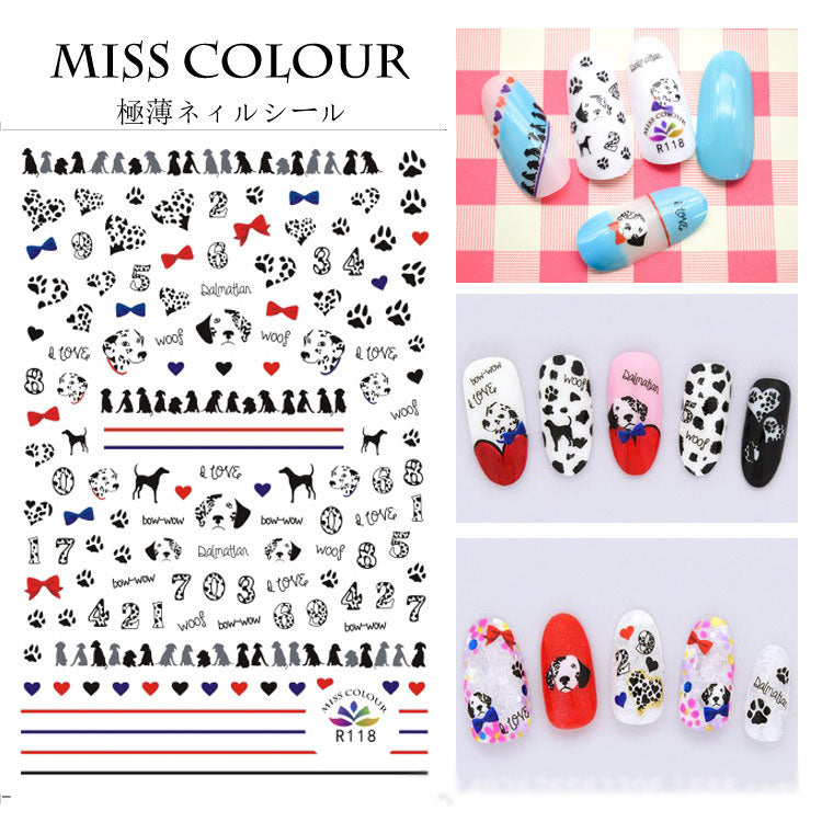 Miss Colour Nail Stickers MSS034