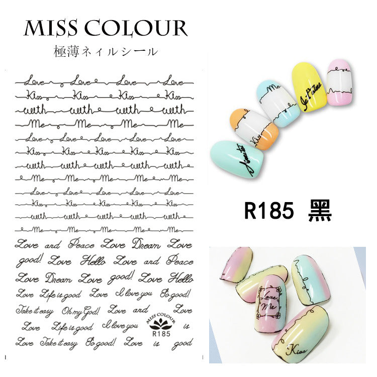 Miss Colour Nail Stickers MSS031