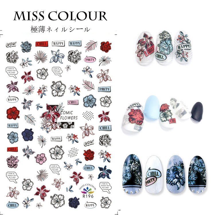 Miss Colour Nail Stickers MSS030