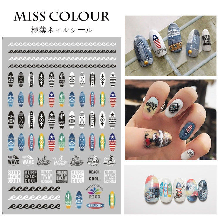 Miss Colour Nail Stickers MSS026