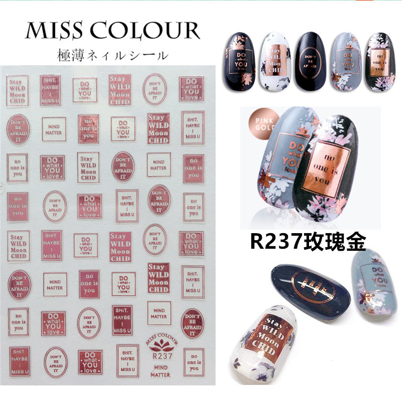 Miss Colour Nail Stickers MSS019