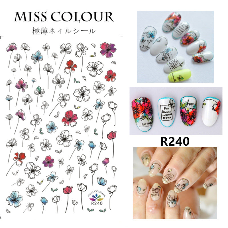 Miss Colour Nail Stickers MSS023