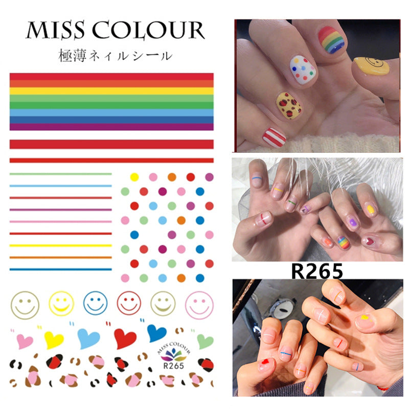 Miss Colour Nail Stickers MSS014