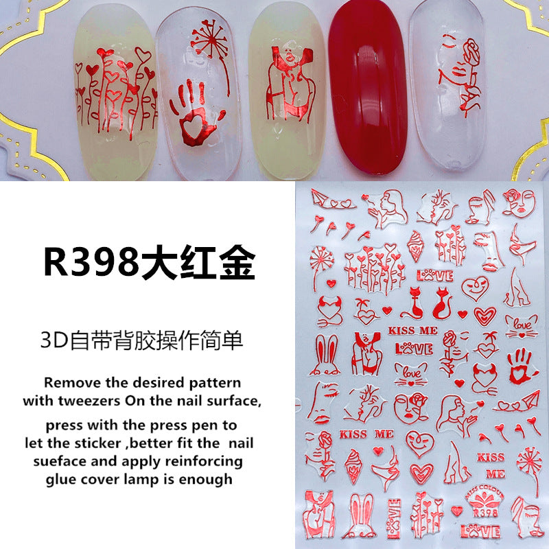 Miss Colour Nail Stickers MSS001