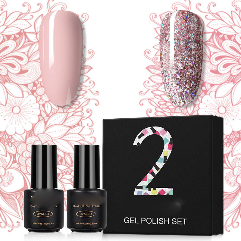 NGRO012 Nail Polish Set 2PCS Base Glue