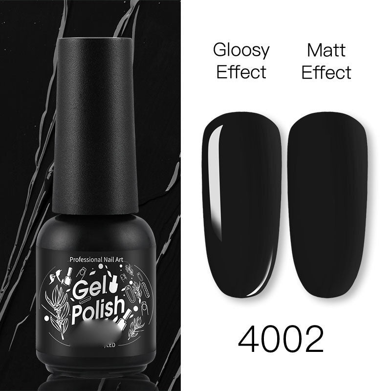 NGRO029 plastic bottle mixed color nail polish glue 8ML