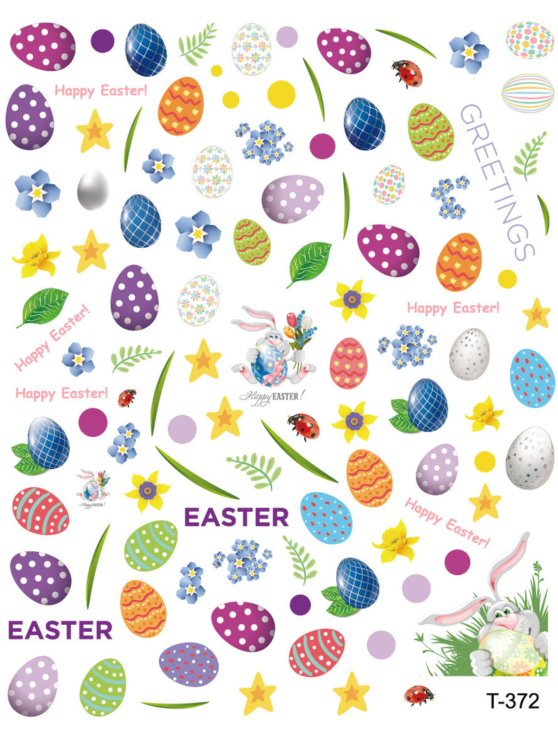 Easter Nail Stickers NSE014