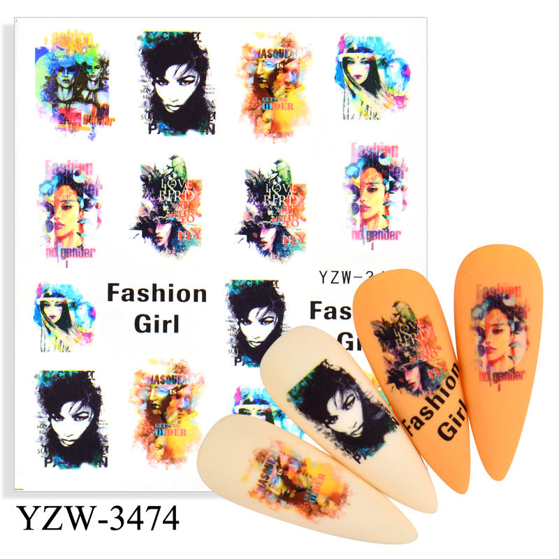 Nail Stickers YZW 016