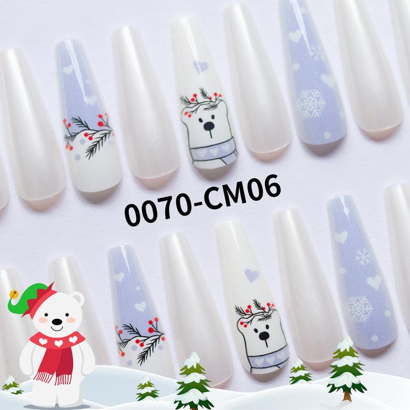 Christmas Press on Nail Tips CSNT001