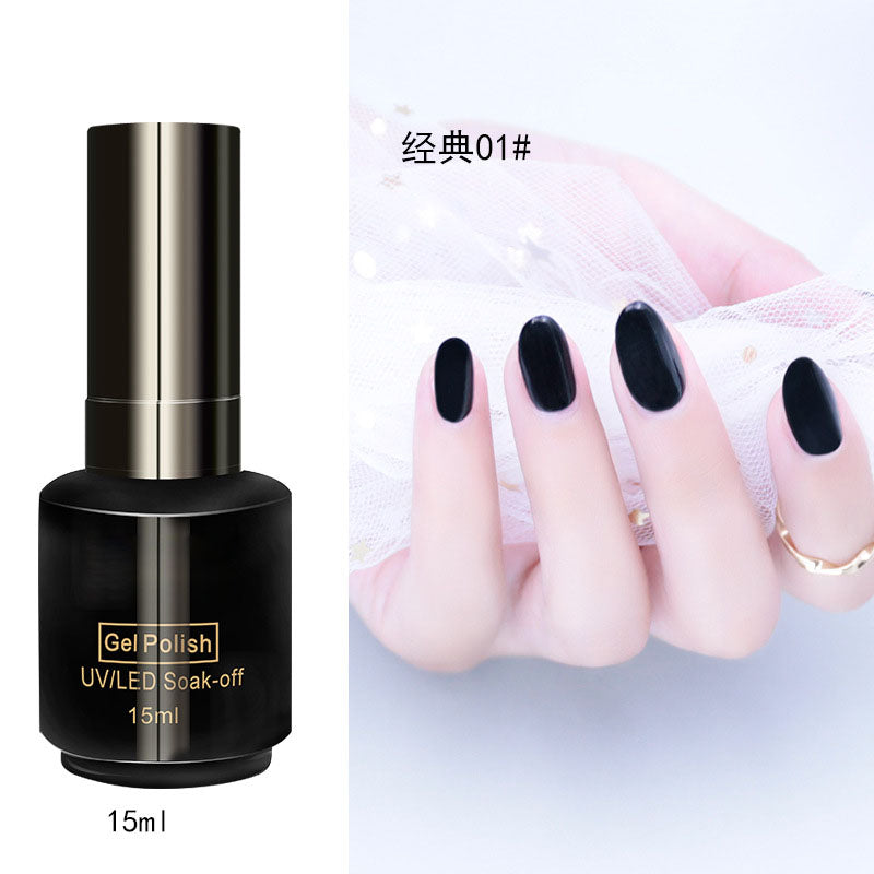 NGPF024 Classic Black, White and Red Nail Gel Set