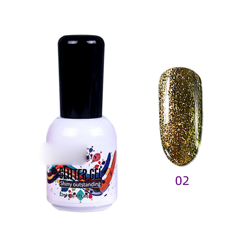 NGMB024 starry sky galaxy bright nail polish glue, magic cloud brocade magic color nail polish glue