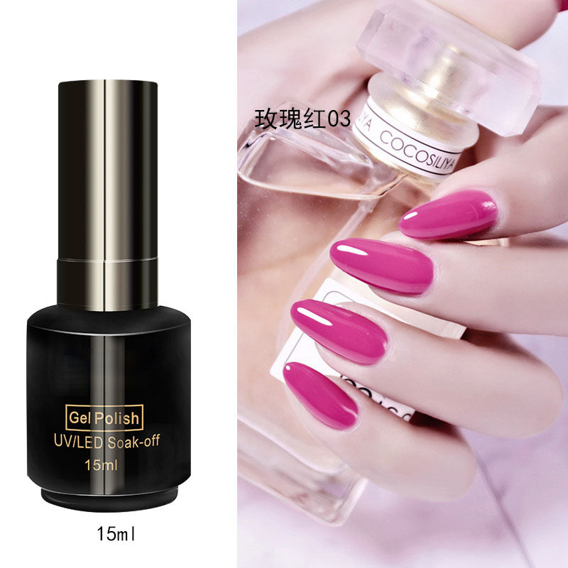 NGPF033 Solid Color Cotan Rose Red Nail Glue