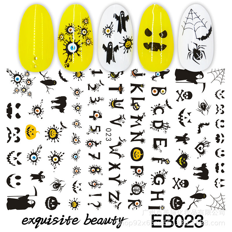 Halloween Nail Stickers YHLS008