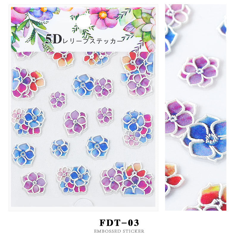 5D Nail Stickers  NSF004