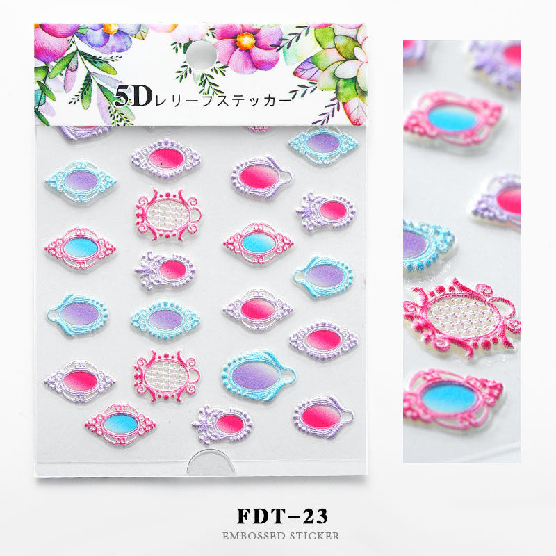 5D Nail Stickers  NSF006