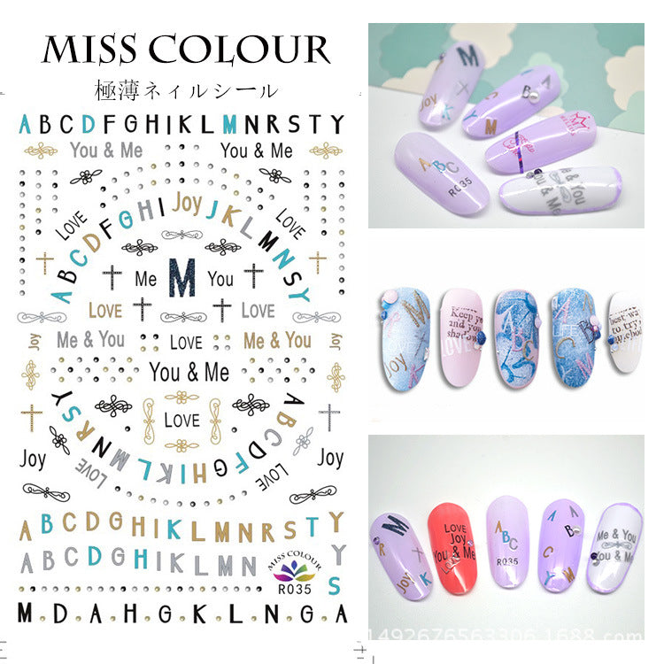 Miss Colour Nail Stickers MSS041