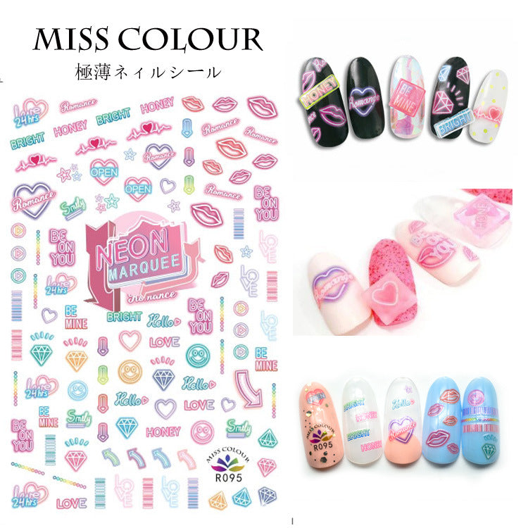 Miss Colour Nail Stickers MSS039