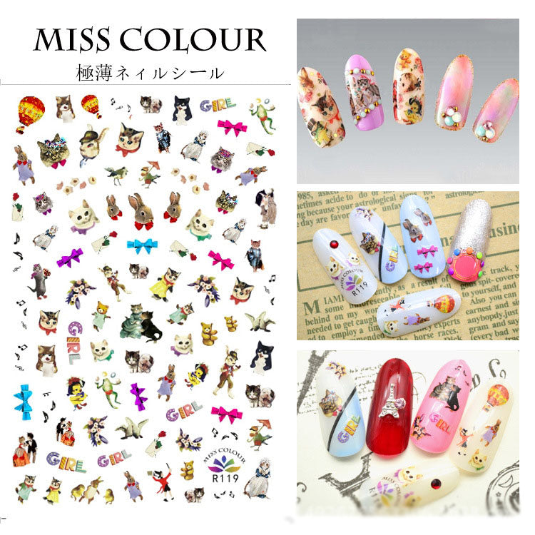 Miss Colour Nail Stickers MSS034