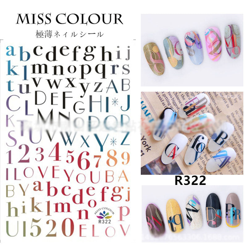 Miss Colour Nail Stickers MSS011