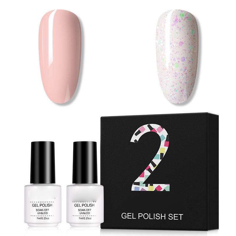 NGRO020 Multicolor Nail Polish Set 2PCS