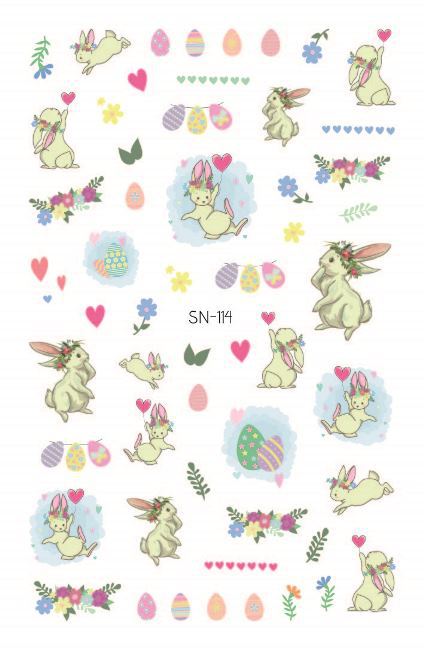 Easter Nail Stickers NSE012