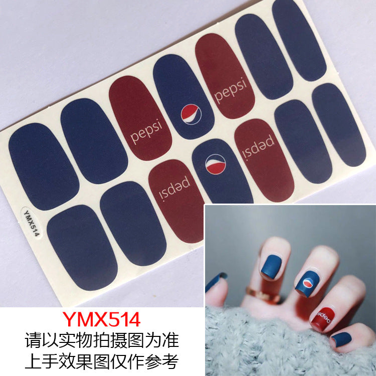 Nail Wraps Stickers YM013