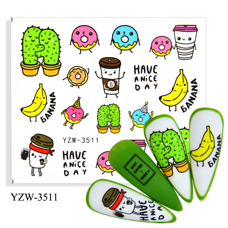 Nail Stickers YZW 017