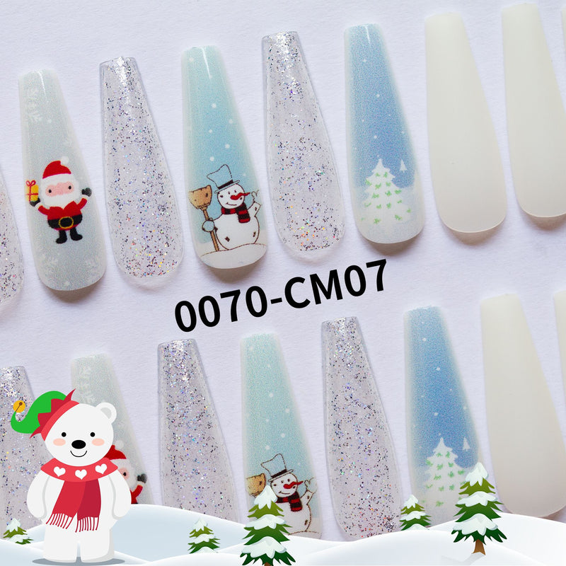 Christmas Press on Nail Tips CSNT001