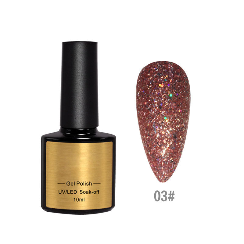 NGPF032 Japanese-style platinum glue, flash diamond laser sequins, glitter nail polish