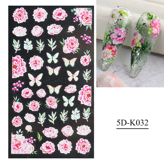 5D Nail Stickers  NSF011