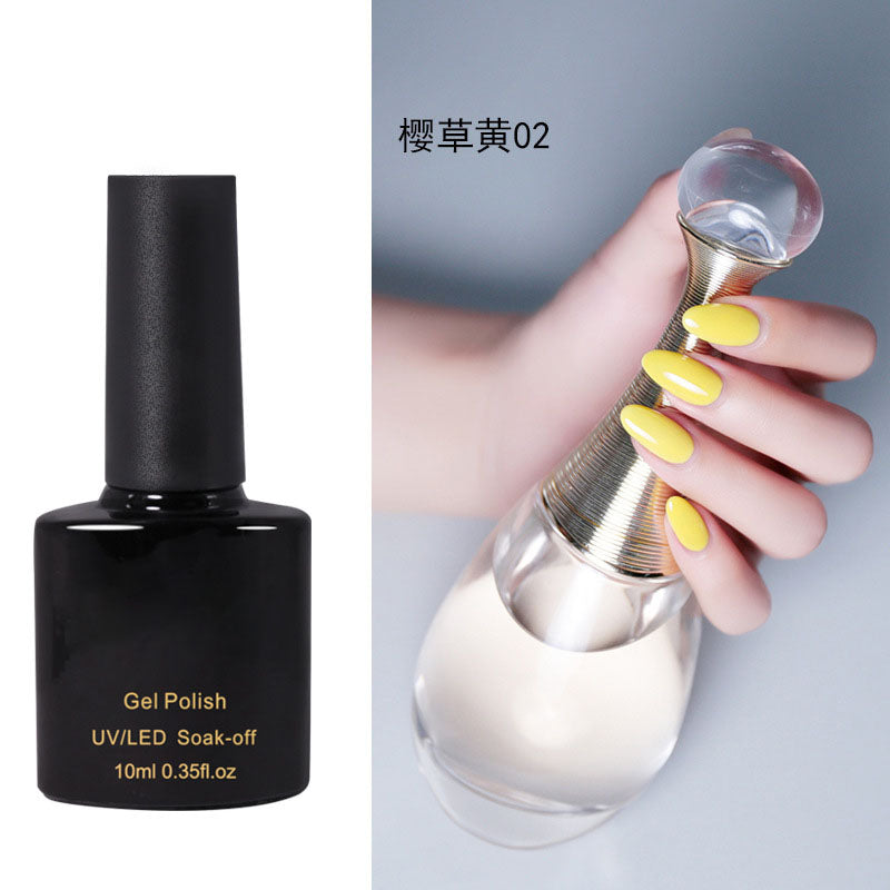 NGPF030 Yellow Nail Polish Glue Vibrant Yellow Vegetable Nail Polish Set