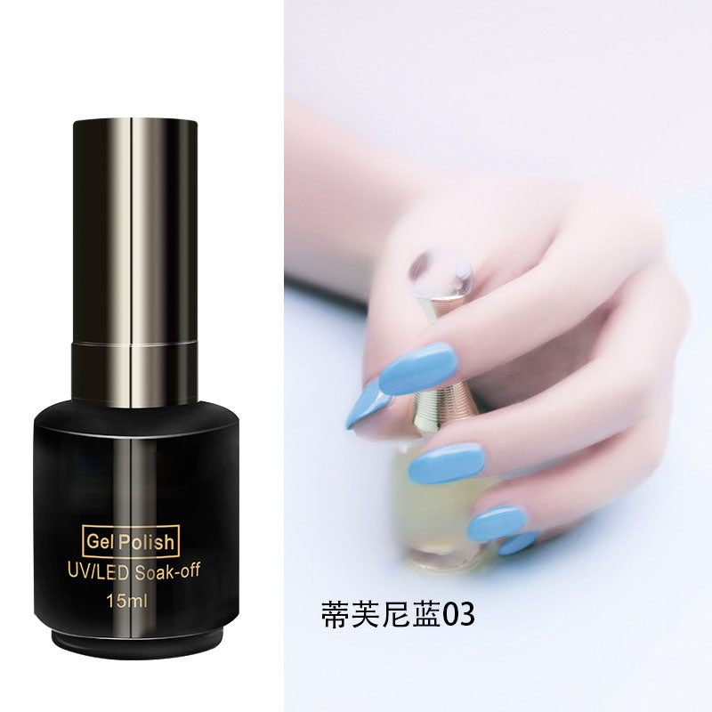 NGPF027 Tiffany blue nail glue, Morandi color nail polish set