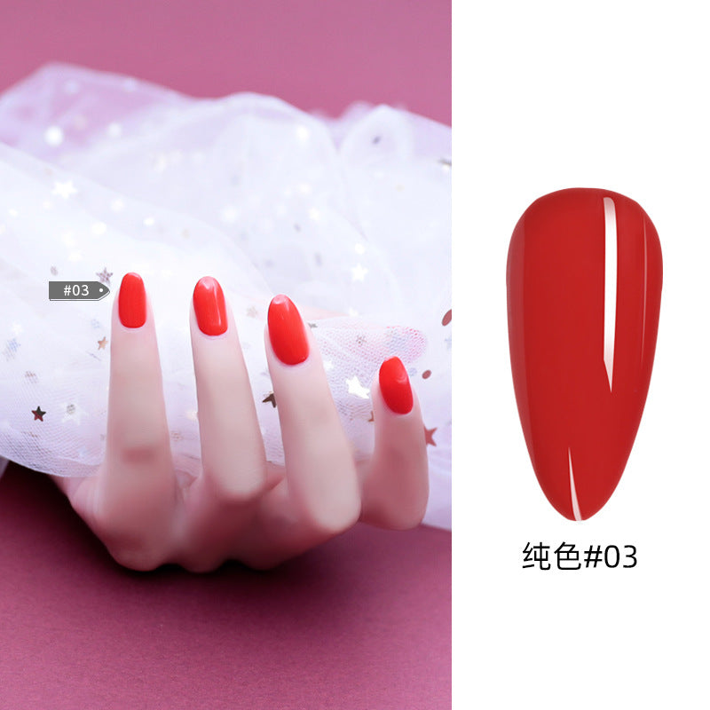 NGPF031 nude color phototherapy paint glue, black and white red nail polish glue