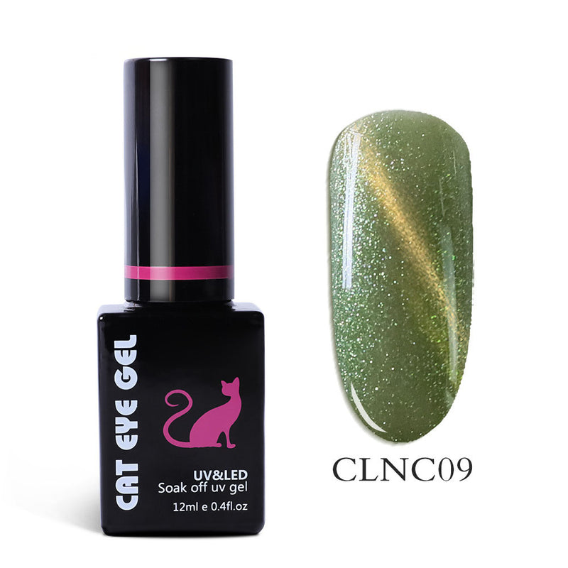 NGMB036 Magnetic Cat Eye Glue Glazed Platinum Vegetable Nail Polish Glue