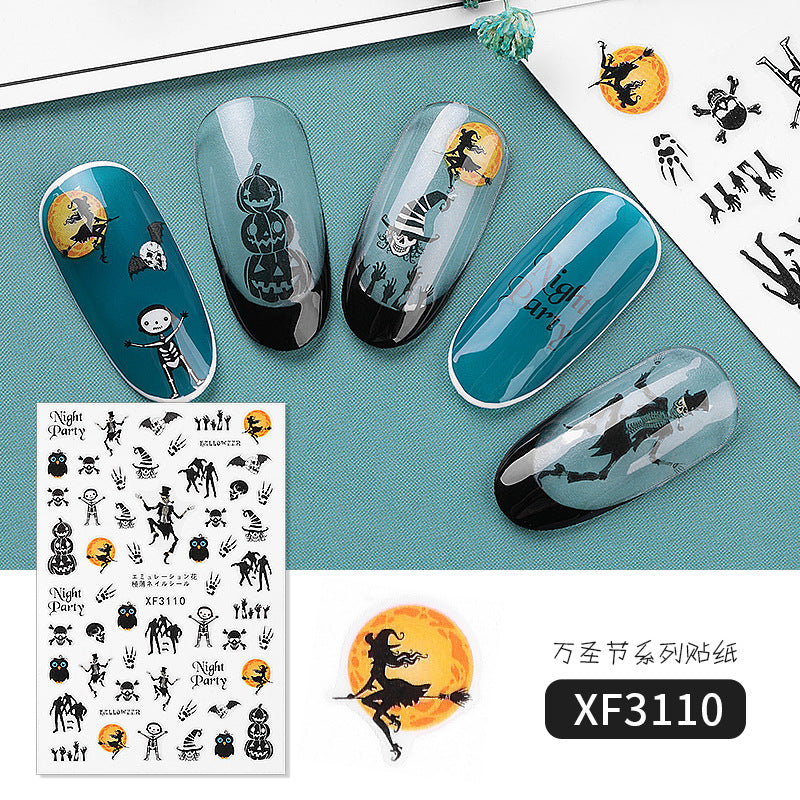 Halloween Nail Stickers YHLS020