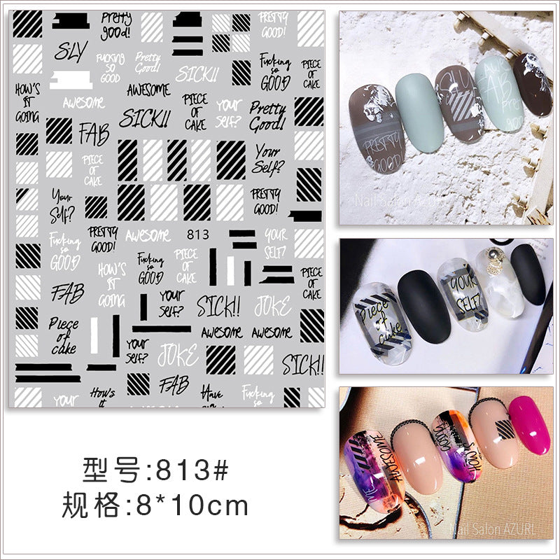 Nail Stickers JNS040