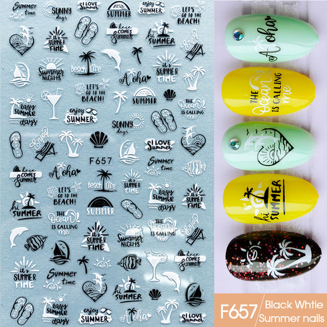 5D Nail Stickers  NSF018