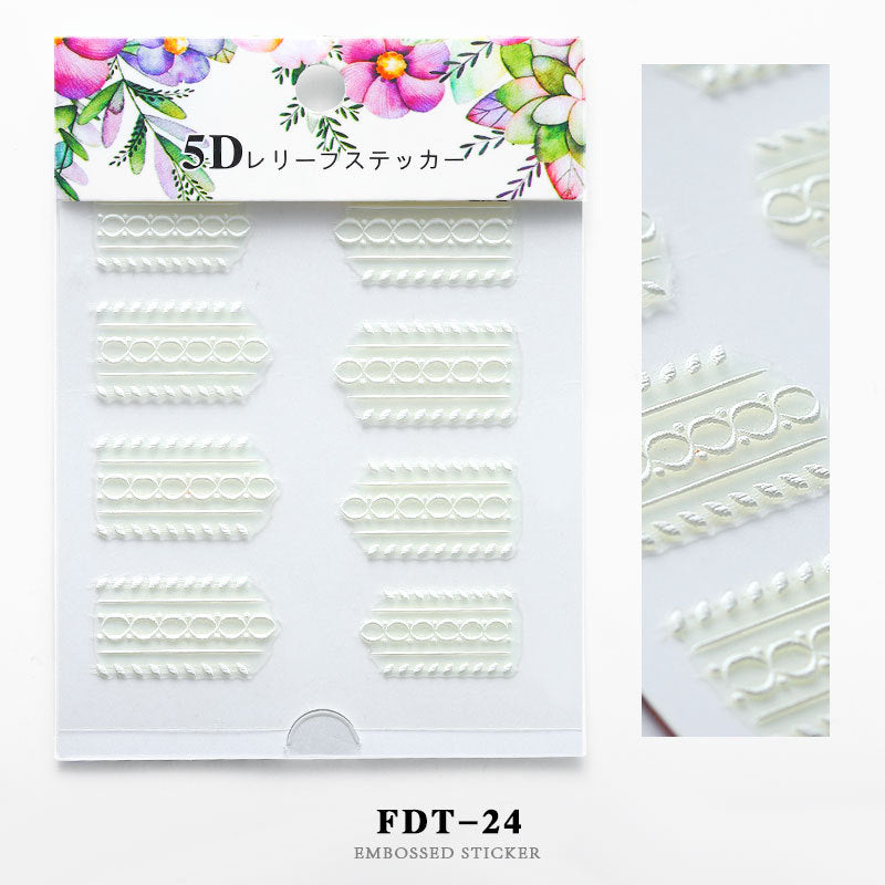 5D Nail Stickers  NSF006