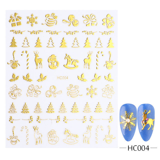 5D Nail Stickers  NSF016