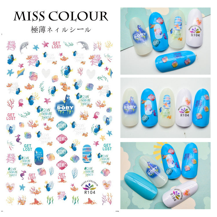 Miss Colour Nail Stickers MSS036