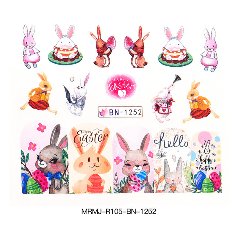 Easter Nail Stickers NSE005