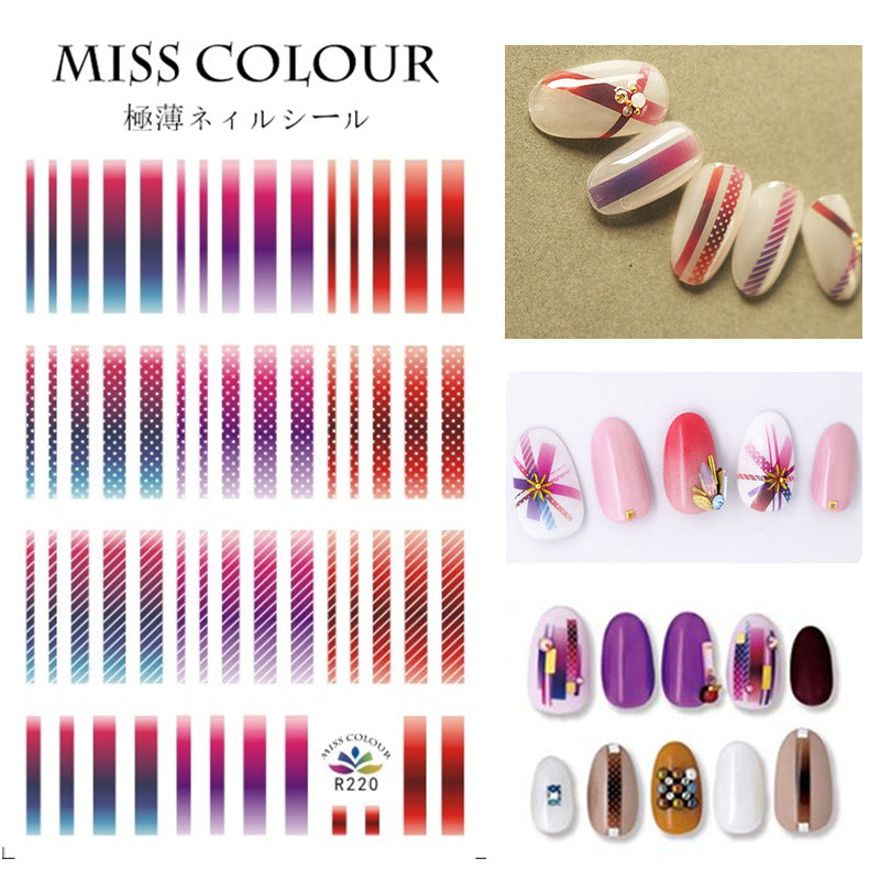 Miss Colour Nail Stickers MSS018