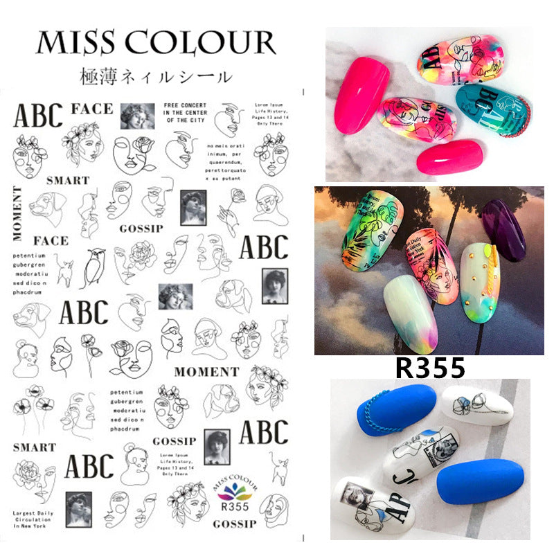 Miss Colour Nail Stickers MSS004